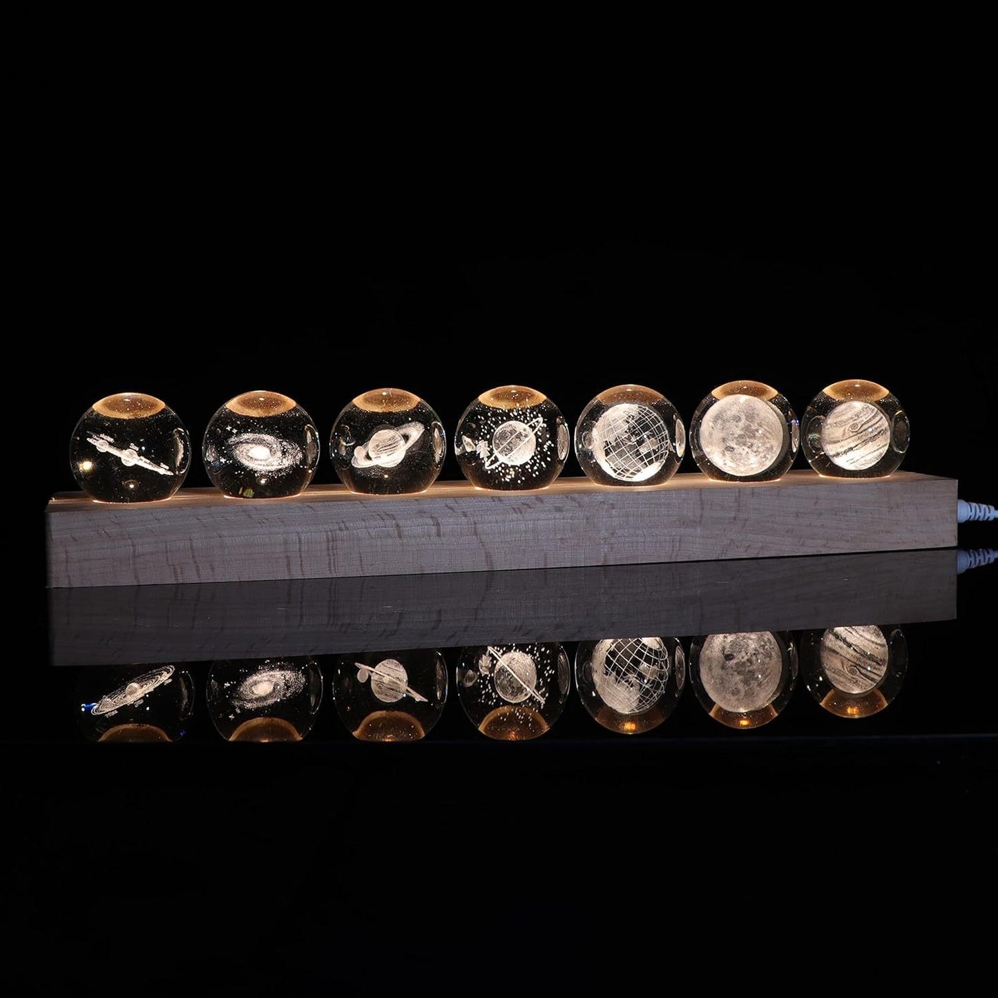 Spherical planet lamps